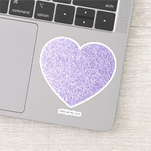 Ultra violet light purple glitter sparkles heart