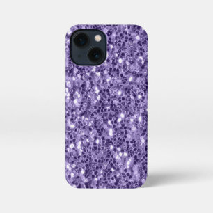 Ultra violet purple glitter sparkles iPhone 13 mini case