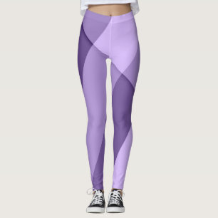 Ultra violet purple modern geometric lines leggings