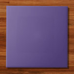 Ultra Violet Purple Solid Colour Ceramic Tile<br><div class="desc">Ultra Violet Purple Solid Colour</div>