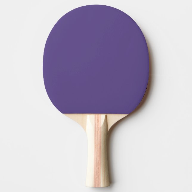 Ultra Violet Purple Solid Colour Ping Pong Paddle (Front)