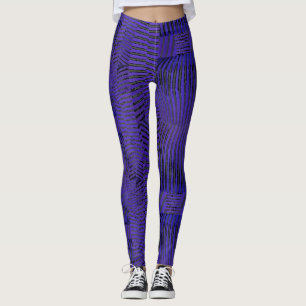 Ultra Violet Wavelengths Leggings