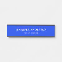 Ultramarine Blue Professional Modern Plain