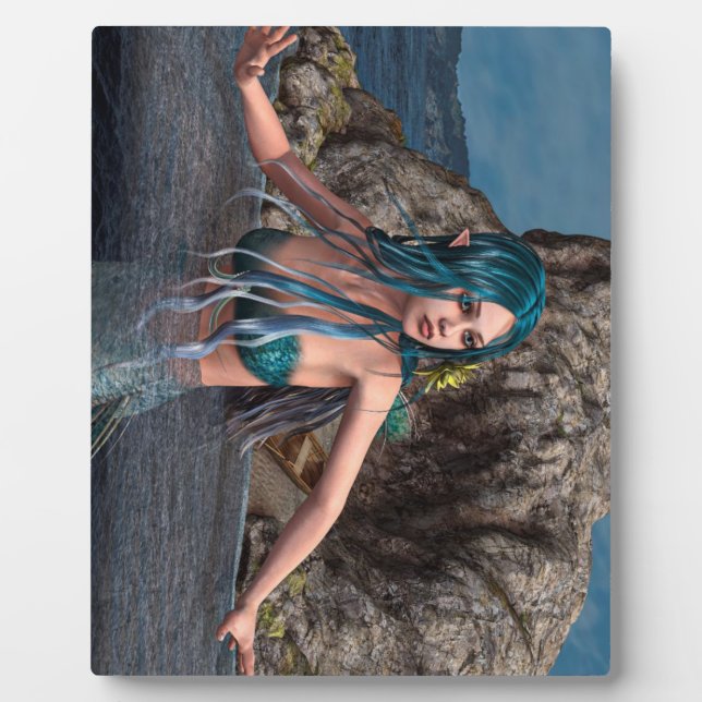 Ultramarine Mermaid Plaque (Front)