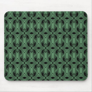 Ultramod Art Deco Mousepad, Clover Green Mouse Pad