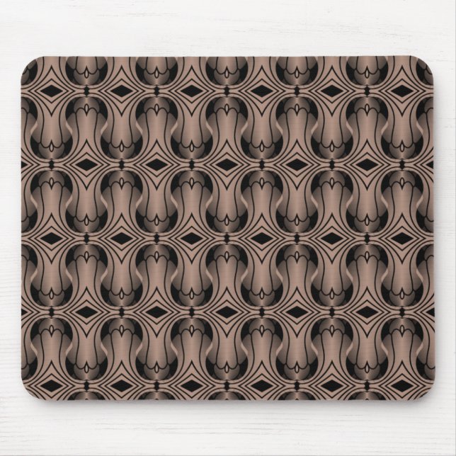 Ultramod Art Deco Mousepad, Latte Mouse Pad (Front)
