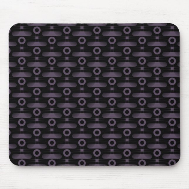 Ultramodern Abstract Mousepad, Purple Mouse Pad (Front)