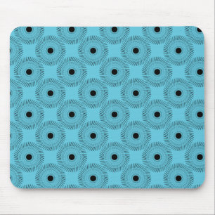 Ultramodern Charm Mousepad, Turquoise Mouse Pad
