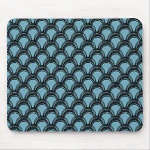 Ultramodern Glamour Mousepad, Light Blue Mouse Pad