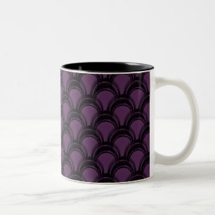 Ultramodern Glamour Mug, Eggplant Two-Tone Coffee Mug