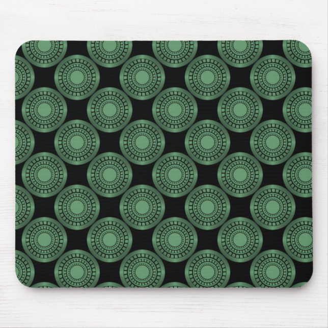 Ultramodern Perfection Mousepad, Clover Green Mouse Pad (Front)