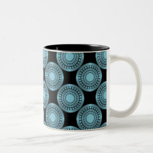 Ultramodern Perfection Mug, Light Blue Two-Tone Coffee Mug
