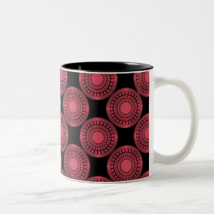 Ultramodern Perfection Mug, Magenta Two-Tone Coffee Mug