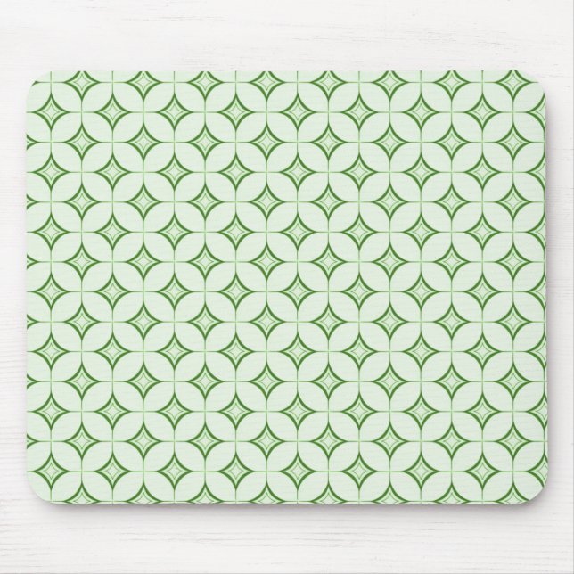Ultramodern Sophistication Mousepad, Kelly Green Mouse Pad (Front)