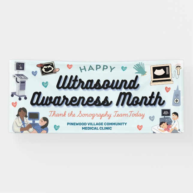 Ultrasound Awareness Month Banner (Horizontal)