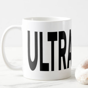 ULTRASOUND Black Typography Coffee Mug