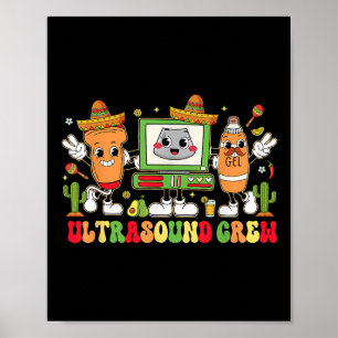 Ultrasound Crew Cinco De Mayo Fiesta Sonographer S Poster