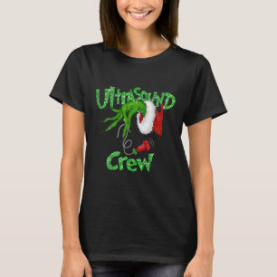 Ultrasound Crew Sonographer Merry Christmas Xmas P T-Shirt