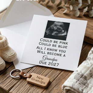 Ultrasound Grandpa Pregnancy Announcement