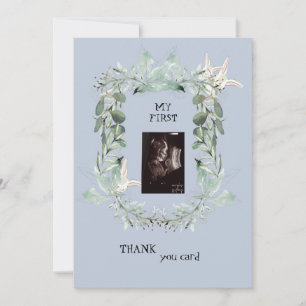 Ultrasound Photo Foliage Funny Thank You Baby