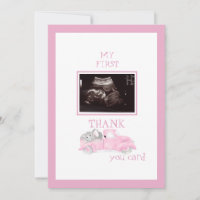 Ultrasound Photo Truck Thanks Pink Baby Viewpoint