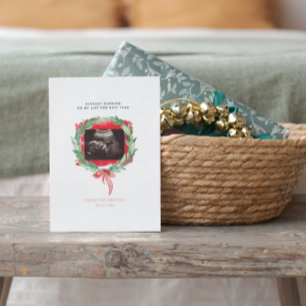 Ultrasound Photo Watercolor Truck Merry Christmas