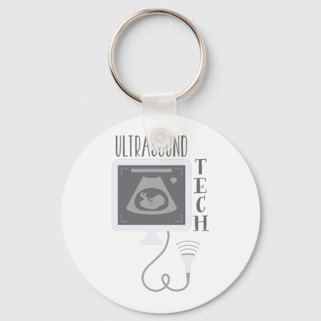 Ultrasound Tech Key Ring (Front)