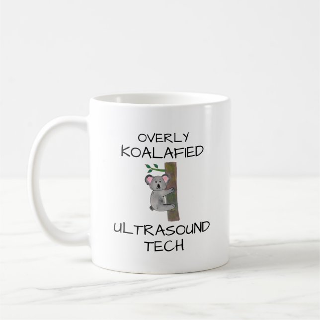 Ultrasound Tech Sonographer Gift Coffee Mug (Left)