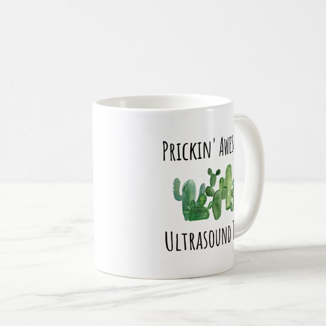 Ultrasound Tech Sonographer Gift Mug Coffee Cup (Front Right)
