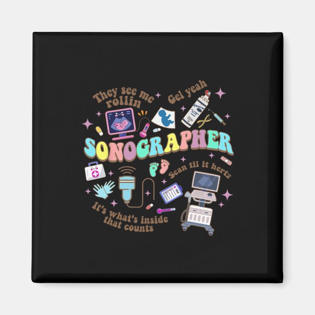 Ultrasound Tech Sonographer National Nurse Day  Magnet (Front)