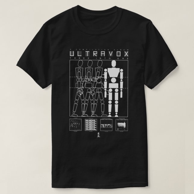 ULTRAVOX - THREE INTO ONE  Classic T-Shirt (Design Front)