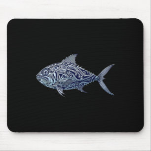 Ulua Fishing Native Hawaiian - Hawaiian Tribyl 1  Mouse Pad
