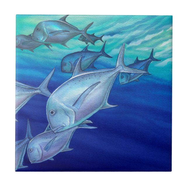 Ulua (Giant Trevally) Tile (Front)