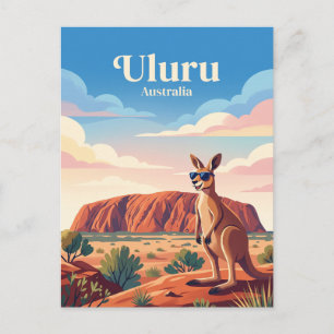 Uluru Australia Postcard