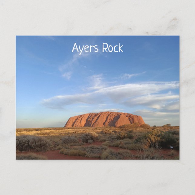 Uluru Australia Postcard (Front)