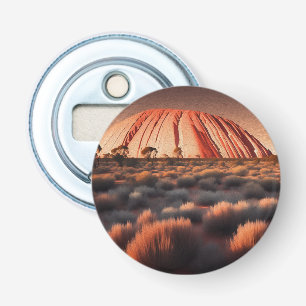 Uluru "Ayers Rock" Australia Oil Paint, Bottle Opener
