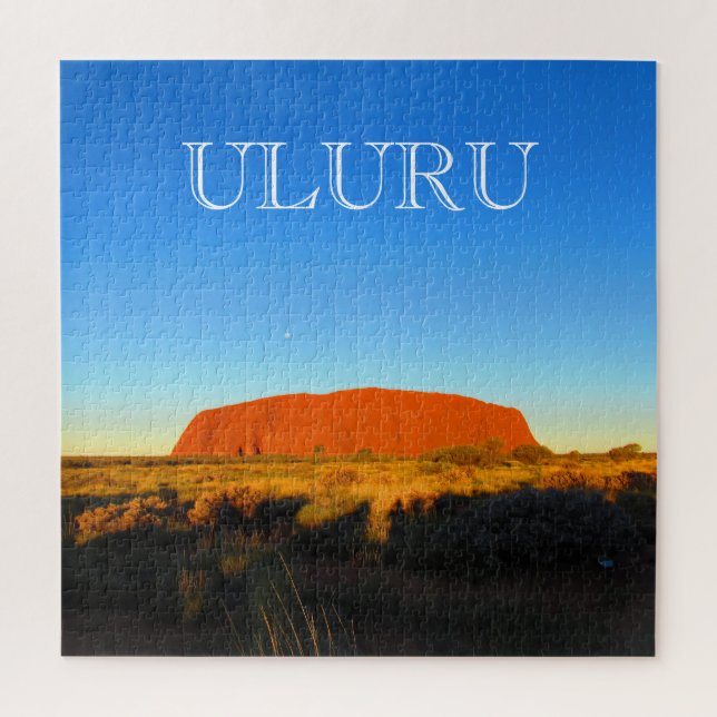 uluru blue jigsaw puzzle (Vertical)