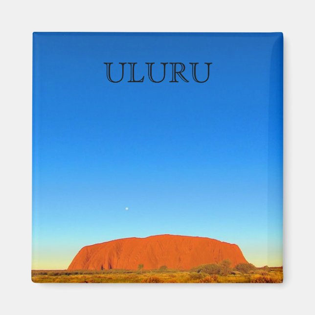 uluru blue magnet (Front)