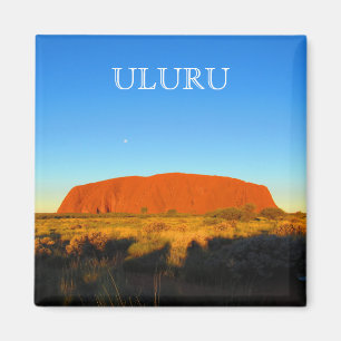 uluru blue rock magnet