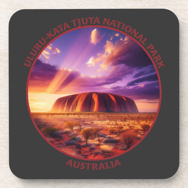 Uluru-Kata Tjuta National Park, Australia Coaster (Front)