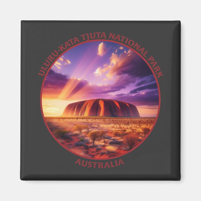 Uluru-Kata Tjuta National Park, Australia Magnet (Front)