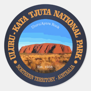 Uluru - Kata Tjuta National Park Classic Round Sticker