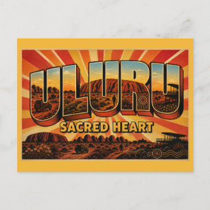 Uluru-Kata Tjuta Sacred Heart of Australia Postcard