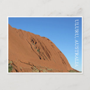 uluru side postcard