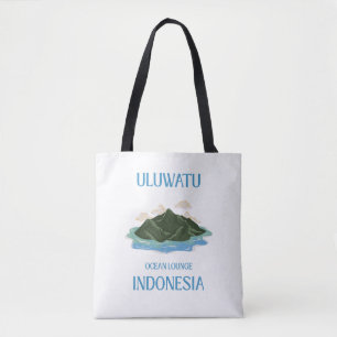 Uluwatu Bali Luxury Cliffside Ocean Lounge Tote Bag