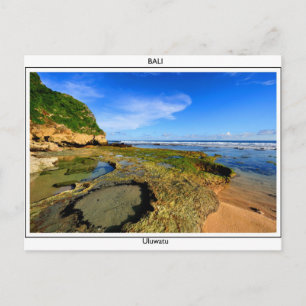 Uluwatu beach postcard