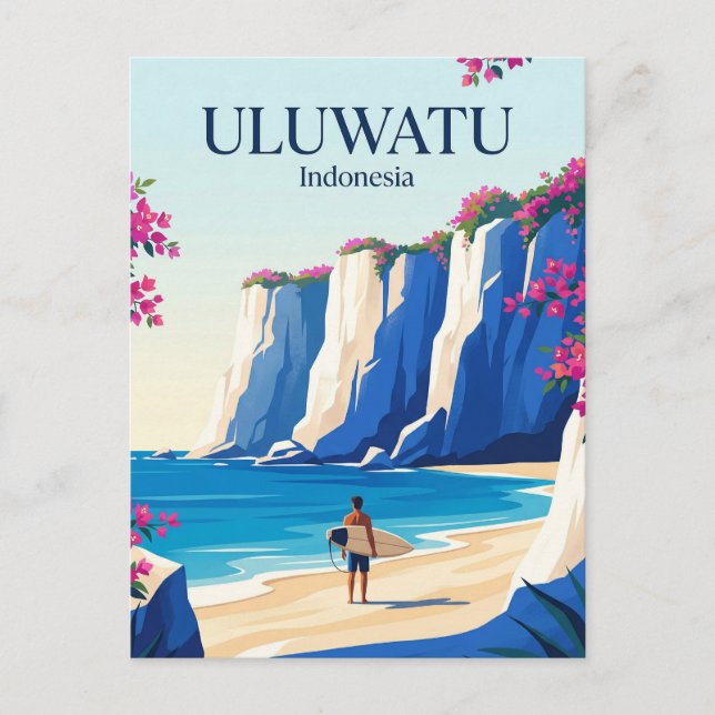 Uluwatu Indonesia Postcard (Front)