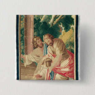 Ulysses accompanied by Telemachus 15 Cm Square Badge