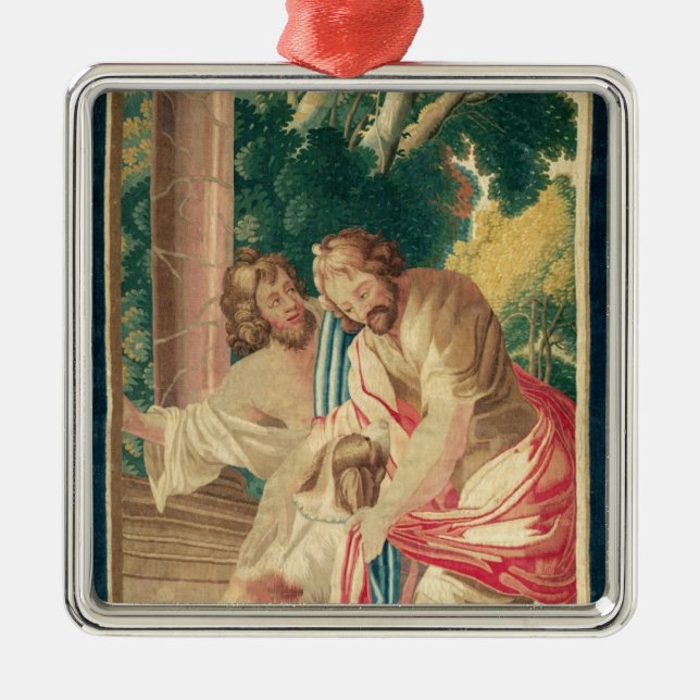 Ulysses accompanied by Telemachus Metal Tree Decoration (Front)