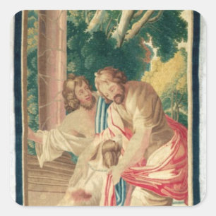 Ulysses accompanied by Telemachus Square Sticker